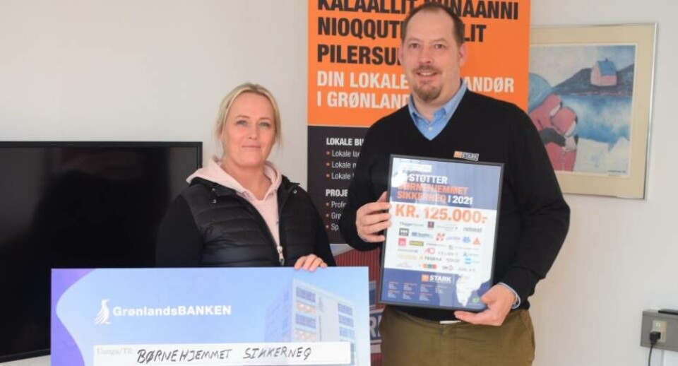 Børnehjem i Nuuk modtager donation