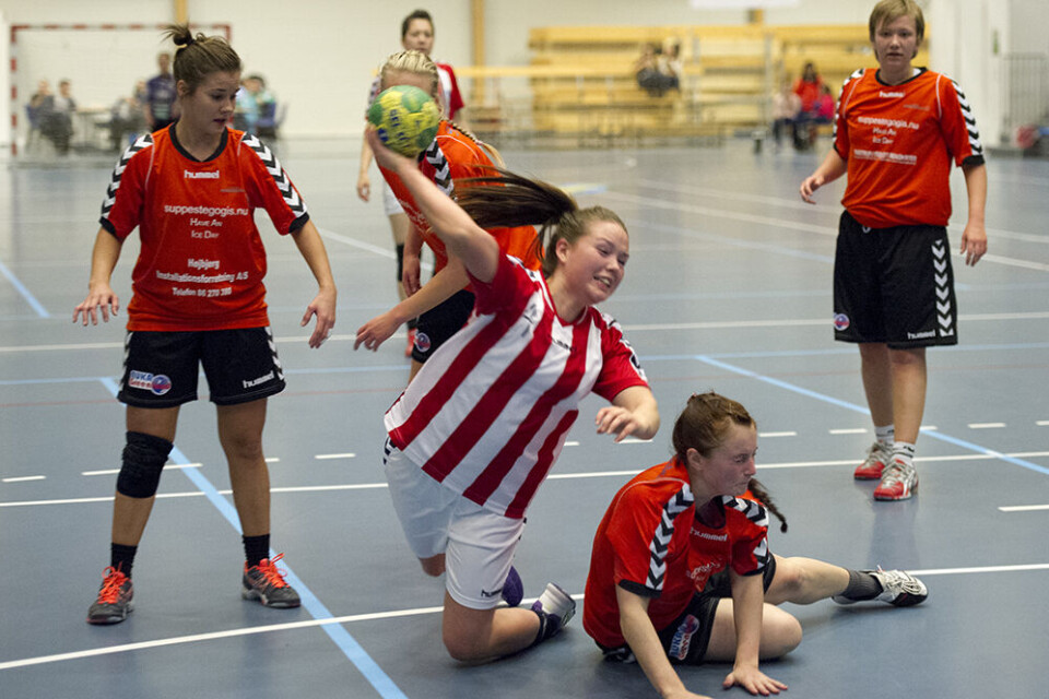 NÛK - IF Lyseng. Hjemmeholdet vandet 38-14. Foto: Leiff Josefsen