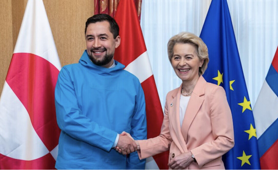 Formanden for EU-Kommissionen, Ursula von der Leyen tog i december imod Múte B. Egede i Bruxelles. Nu tager kommissionsformanden turen til Grønland.