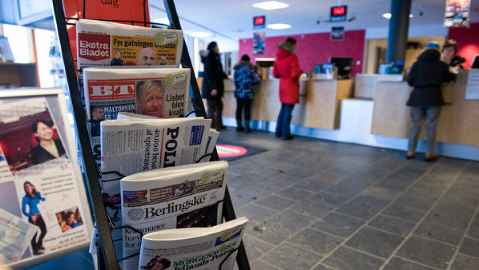 Fremover skal man kigge langt efter friske nyhedsaviser fra Danmark. Tele-Post stopper print on demand af aviserne. Foto: Leiff Josefsen