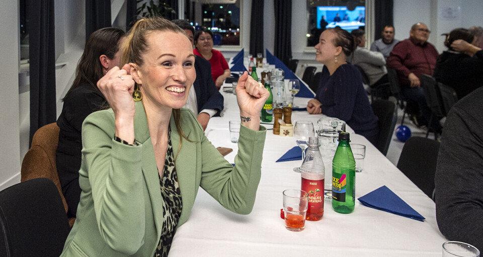 Mon ikke der er lige så stor glæde, når lillebror kommer, som under valgaftenen til folketingsvalget sidste år, hvor Wangenheim fik tredjeflest stemmer og altså ikke helt nok til at komme i Folketinget, hvor to grønlandske kandidater sidder.