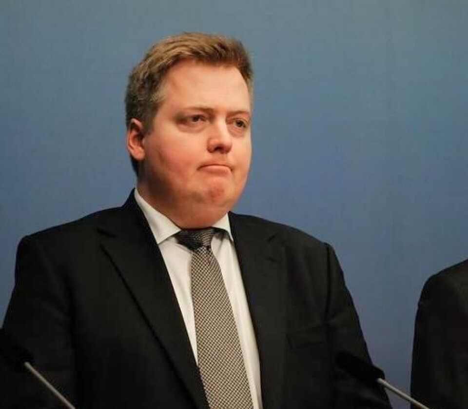 Sigmundur David Gunnlaugsson fra Fremskridtspartiet har unddraget sin personlige formue fra skattebetaling