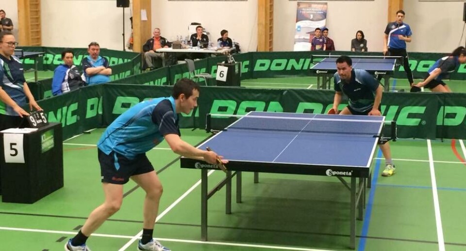 Billedet taget under GM i bordtennis i påsken. Arkivfoto