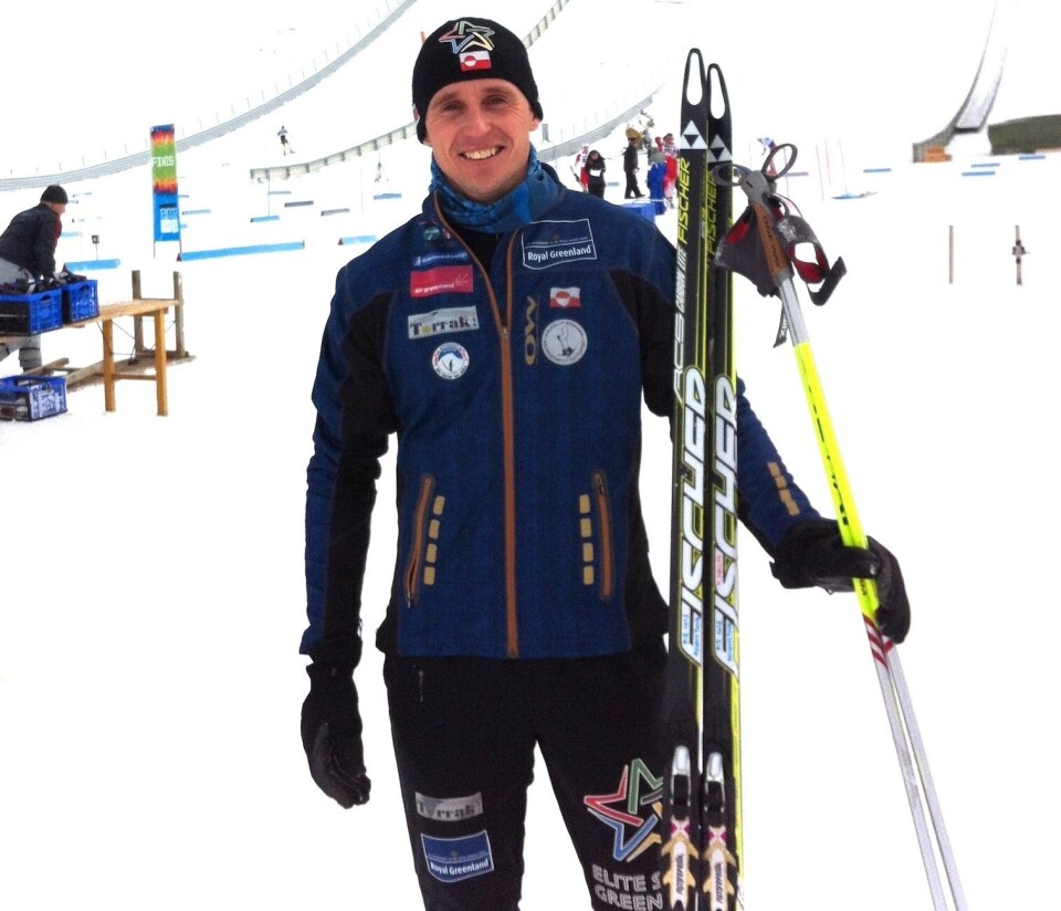 Martin Møller på plads i Schweiz, hvor han igen løb et godt løb og var under VM-kravet. Foto: Privat