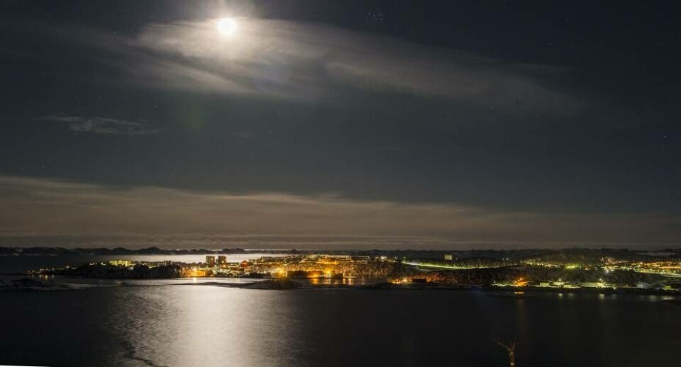 (Måne) Marsmanden (måske) på vej til Nuuk.