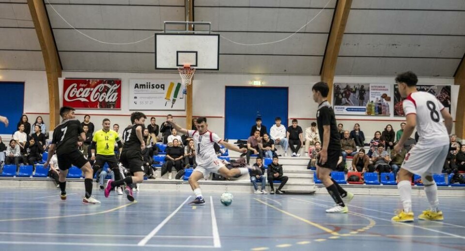 På billedet ses en kamp mellem Herrelandsholdet og Ungdomslandsholdet U-19 den 9. oktober.Nu gælder det Nordic Baltic Cup 2023 for herrelandsholdet, der starter på tirsdag.