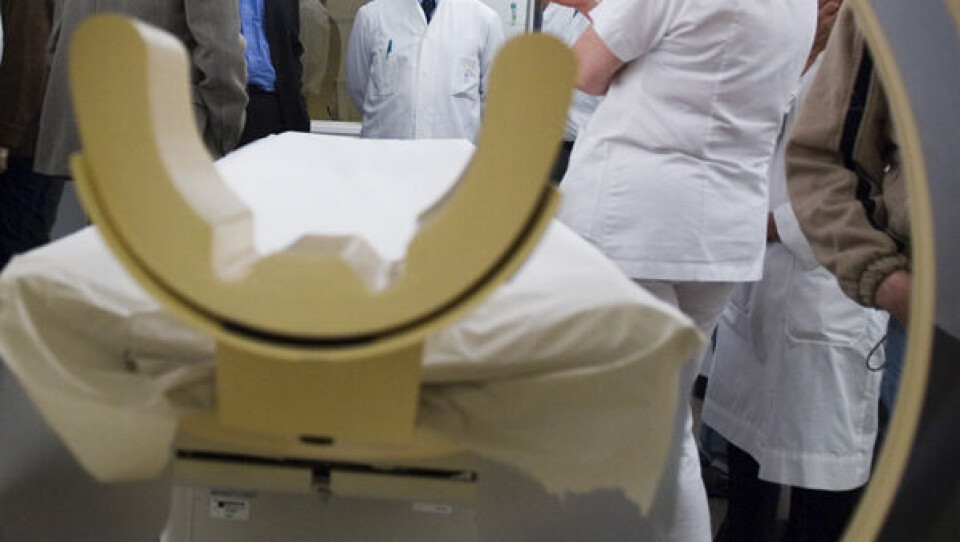 Sundhedsledelsen ønsker at erstatte Svend Junges CT-skanner med en MR-scanner, som har magnetiske stråler. Foto: Leiff Josefsen