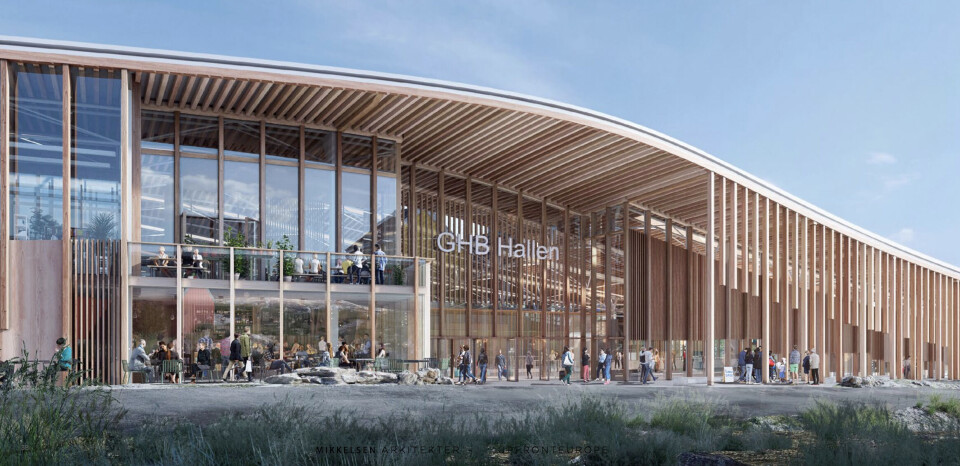 Den nye Godthåbhal, som arkitekten forestiller sig