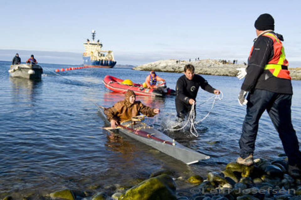Tele-Post indgår aftale om at sikre søkablet Greenland Connect gennem en underboring ud for Nuuk. Arkivfoto: Leiff Josefsen