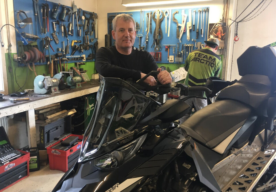Henrik Sachse fra Arctic Star i Sisimiut kan se tilbage på et godt salg af snescootere sidste år og bestillingerne for 2018-modellerne har også været rigtig gode.