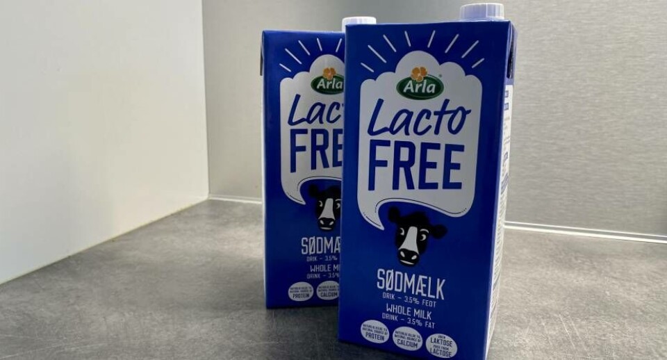 Det er især Arlas laktosefrie mejeriprodukter, der sælges i butikkerne i dag. Der skal være et større sortiment, mener Aqqalu Jerimiassen, A.