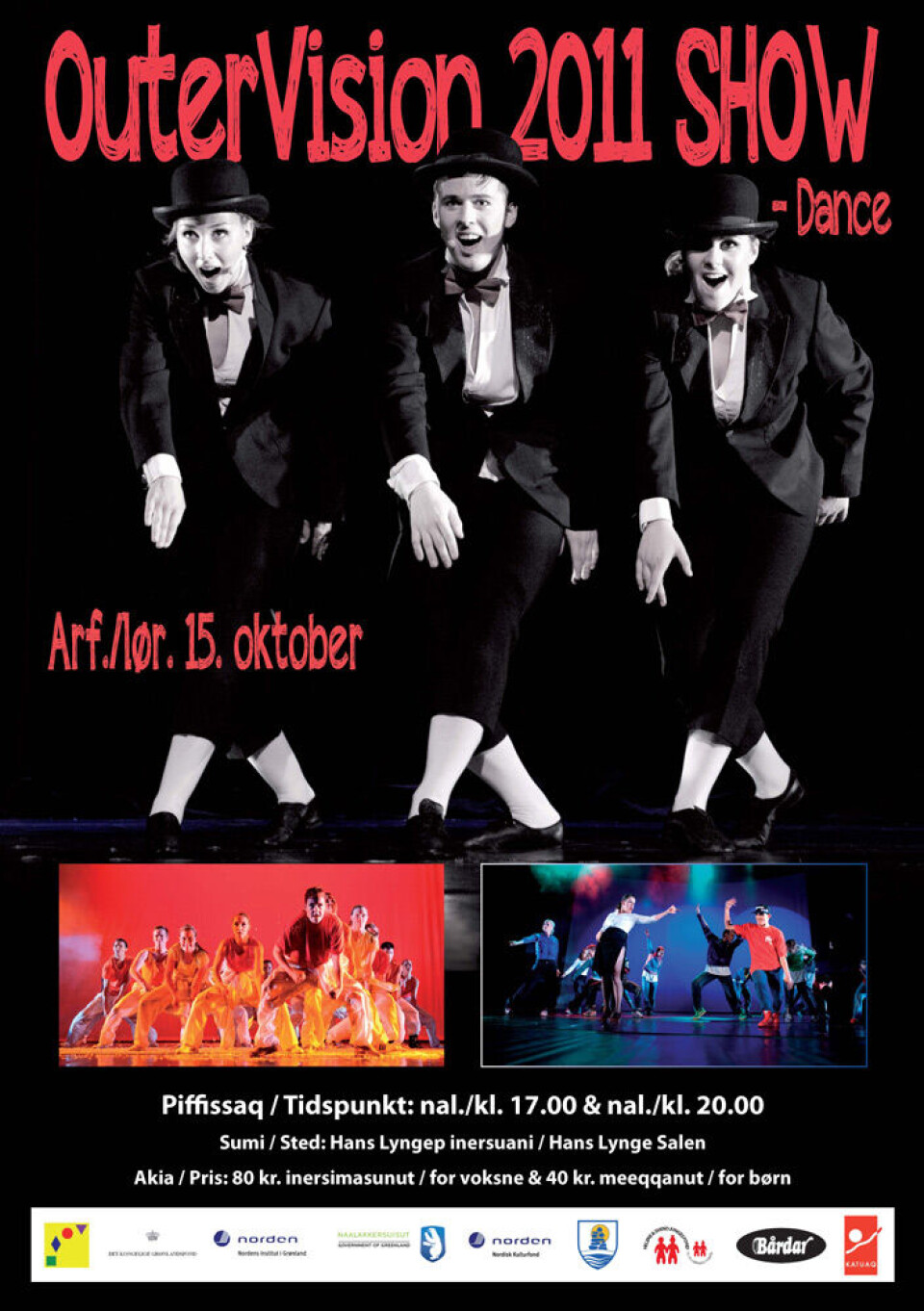 ”From Norway with Love” er et Show, der vises på lørdag i Katuaq, med 8 dygtige dansere fra Bårdar Danse akademi i Norge bl.a. den første grønlandske uddannede danser Alexander Montgomery-Andersen sammen med Sofie Akerø, Charlotte Andréasson, Sara Christine Einbu, Pia Eliassen, Bjørn Holthe, Madeleine Fairminer og Anette Larsen.