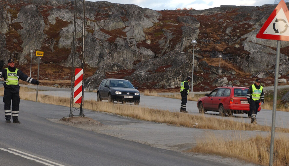 Færdselspoliti, politi, kontrol, Nuuk