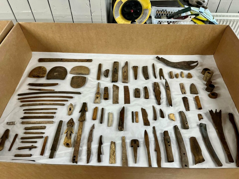 Nogle af fundene fra Narsannguaq kan ses i 3D. Linket kan findes på s Facebookside. Sisimiut Museum