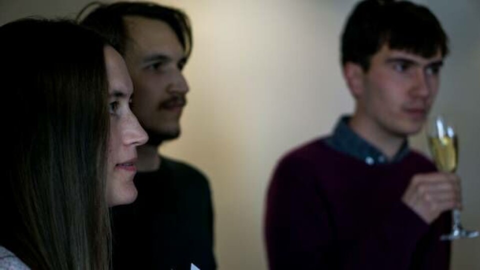 Børnene Johanne, Frederik og Malik var med for at overvære prisoverrækkelsen til farmand