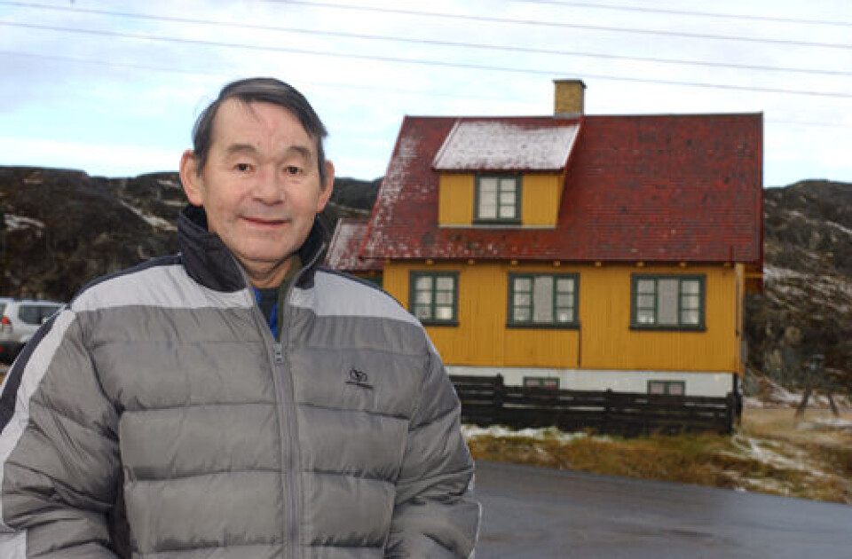 Moses Olsen er død, 70 år gammel. / Moses Olsen. Dead at the age of 70