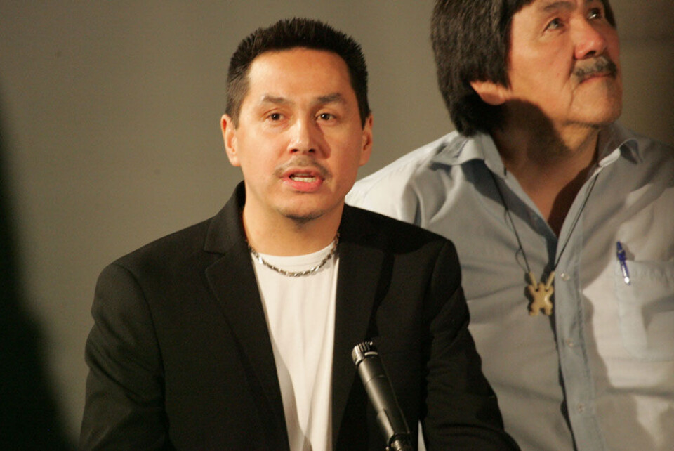 - Vi havde en god samtale med Siumut, og der er god forståelse mellem os og Siumut, siger Nikku Olsen, formand for Partii Inuit. Foto: Bent Petersen