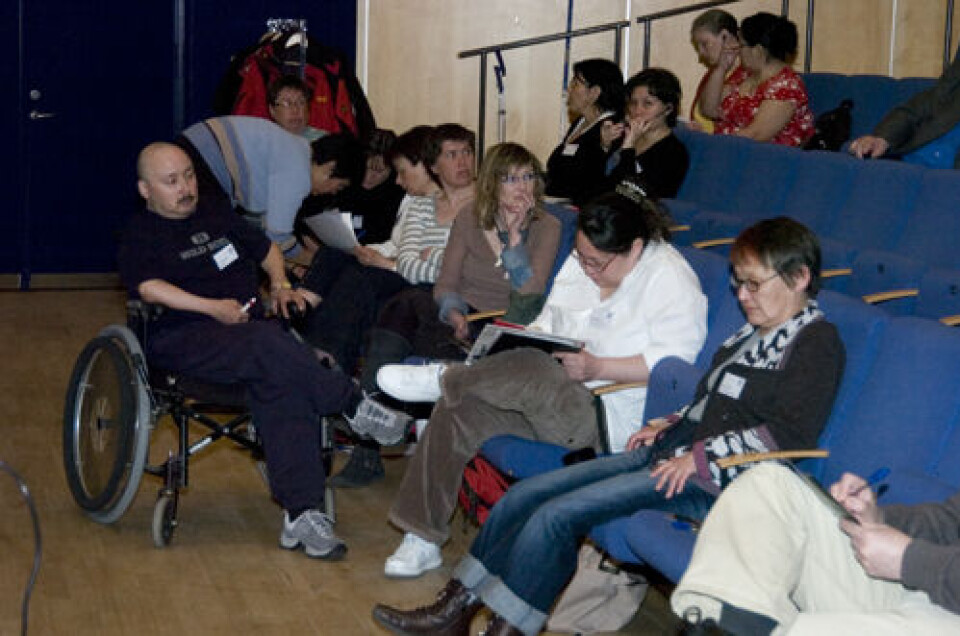 Arkivfoto fra handicapkonferencen maj sidste år.