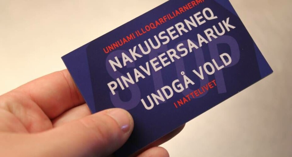 Sådan ser forebyggelseskortet mod vold i nattelivet ud udvendigt PiSiu - Det Grønlandske Kriminalpræventive RådOg når det åbnes PiSiu - Det Grønlandske Kriminalpræventive RådSådan ser forebyggelseskortet mod vold i nattelivet ud udvendigt PiSiu - Det Grønlandske Kriminalpræventive RådOg når det åbnes PiSiu - Det Grønlandske Kriminalpræventive RådSådan ser forebyggelseskortet mod vold i nattelivet ud udvendigt PiSiu - Det Grønlandske Kriminalpræventive RådOg når det åbnes PiSiu - Det Grønlandske Kriminalpræventive Råd