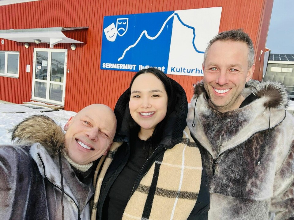 Kulturhuset Sermermiut er det første sted, der skal udstille s nyeste værker med sælskind. Jim Lyngvild