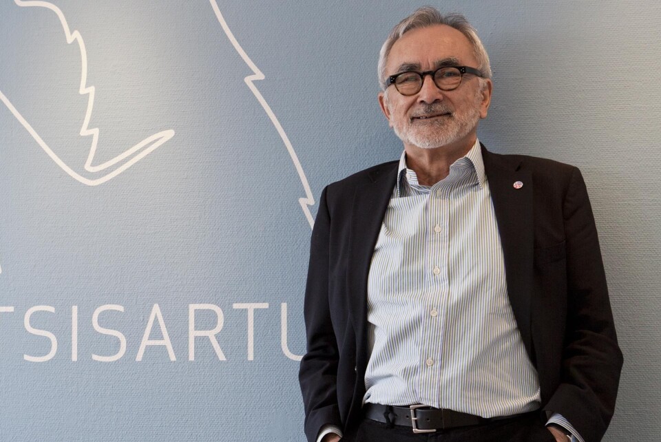 Josef Motzfeldt, Inuit Ataqatigiit, anbefaler i ugens Sermitsiaq, at det nye Inatsisartut efter valget ændrer valgkredsinddelingen, så yderdistrikterne får repræsentanter i Inatsisartut. Foto: Nils Baum, Bureau for Inatsisartut