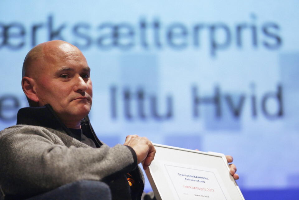 Forretningsindehaver Stefan Ittu Hviid er blevet hædret med en iværksætterpris på 25.000 kroner. Foto: Ulrik Bang