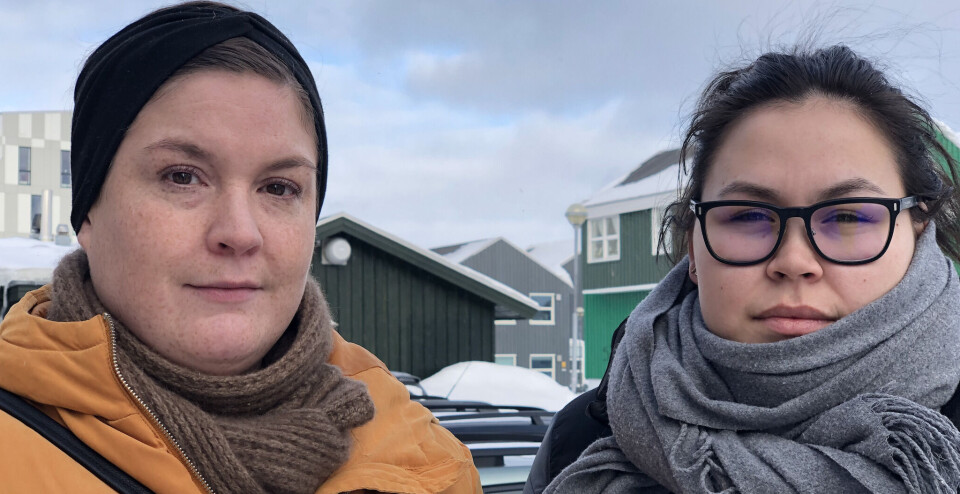 Ivalu Olsen og Tupaarnaq Hansen er mødre til henholdsvis en søn og en datter på nu to år.