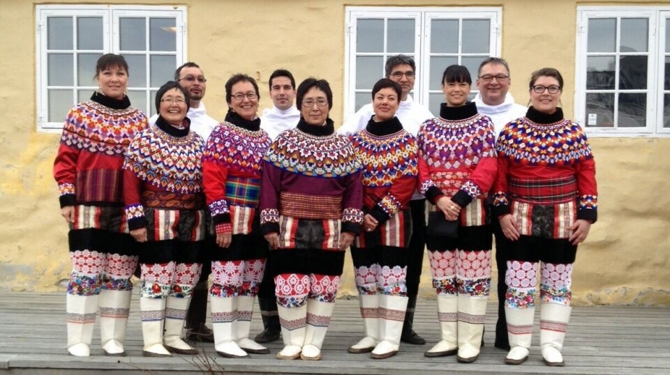 s Inatsisartut-gruppe efter valget. Maliina Abelsen holder nu orlov Inuit Ataqatigiit