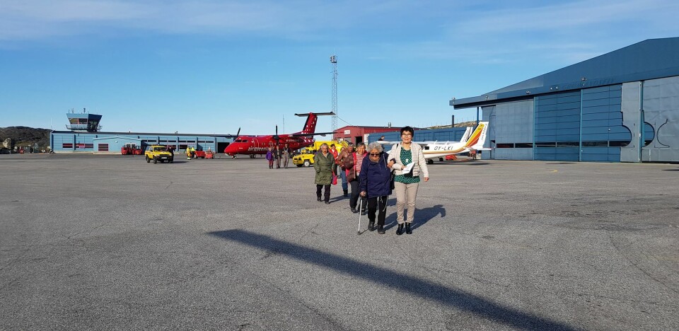 Ældre fik flyvetur