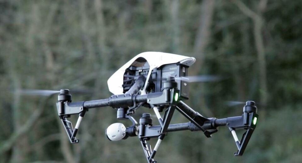 Bøde for at flyve med drone