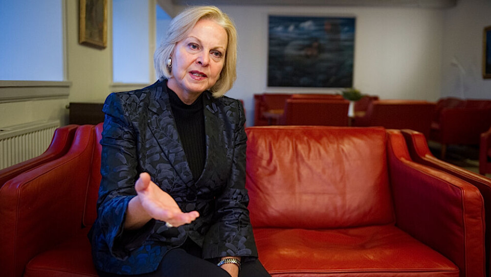 Laurie S. Fulton, den amerikanske ambassadør i Danmark, var på besøg i Grønland i sidste uge kun to uger inden præsidentvalget i USA. Det er fjerde gang, hun er i Grønland. Foto: Leiff Josefsen