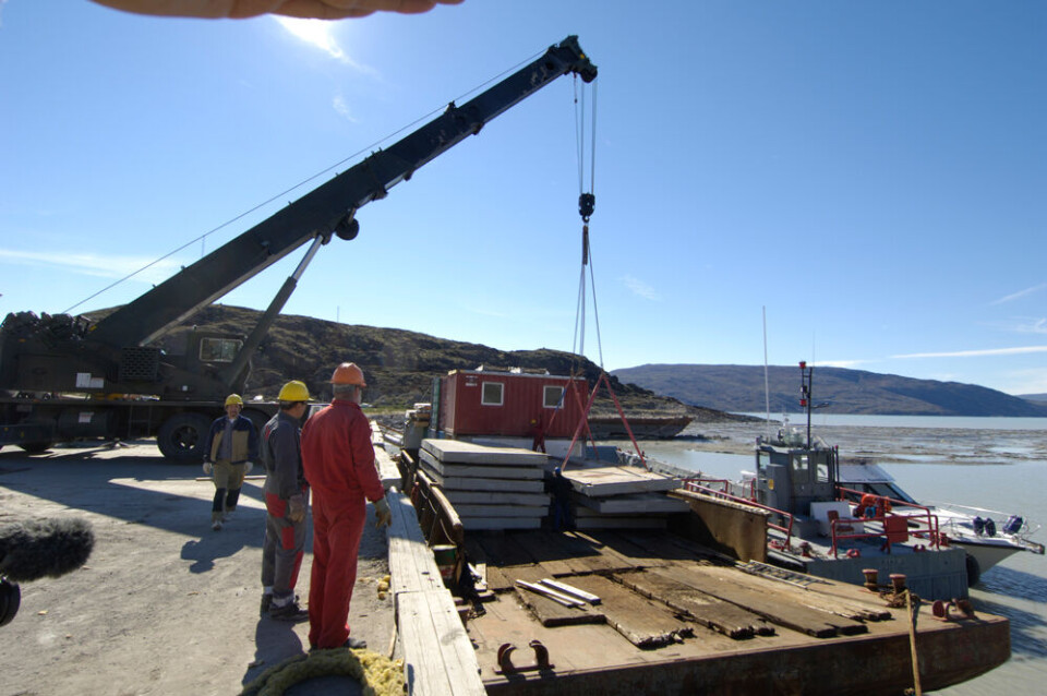 Kangerlussuaq, havnen