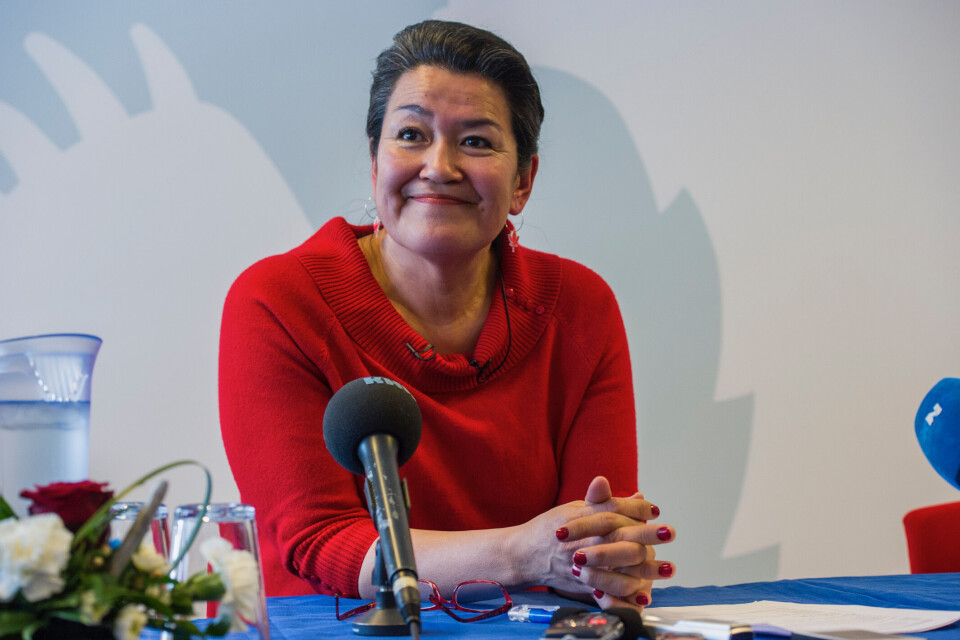 Bloktilskuddet er med jævne mellemrum også til stor debat i Inatsisartut. Aleqa Hammond, tidligere Naalakkersuisut-formand, talte om »de skide 3,6 milliarder kroner«. Arkivfoto.
