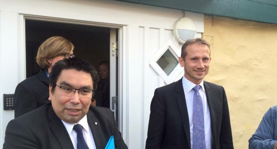 I sommeren 2015 besøgte udenrigsminister Kristian Jensen, til højre, også Grønland