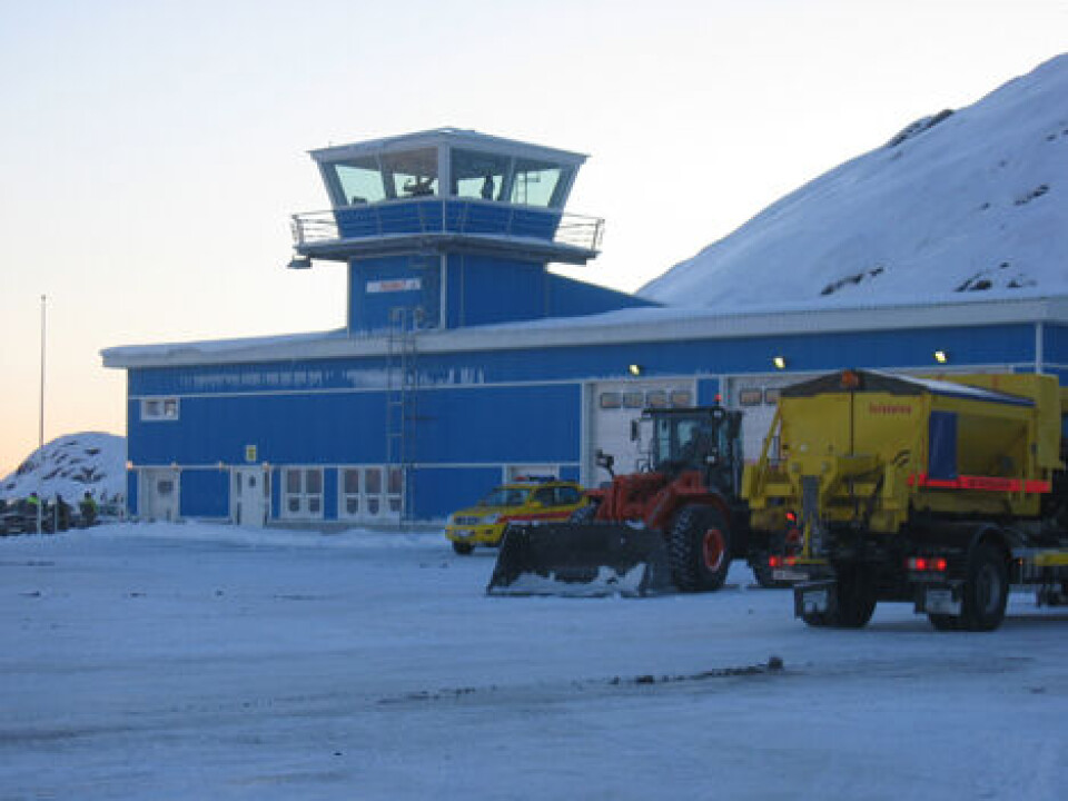 Foto fra Paamiut lufthavn