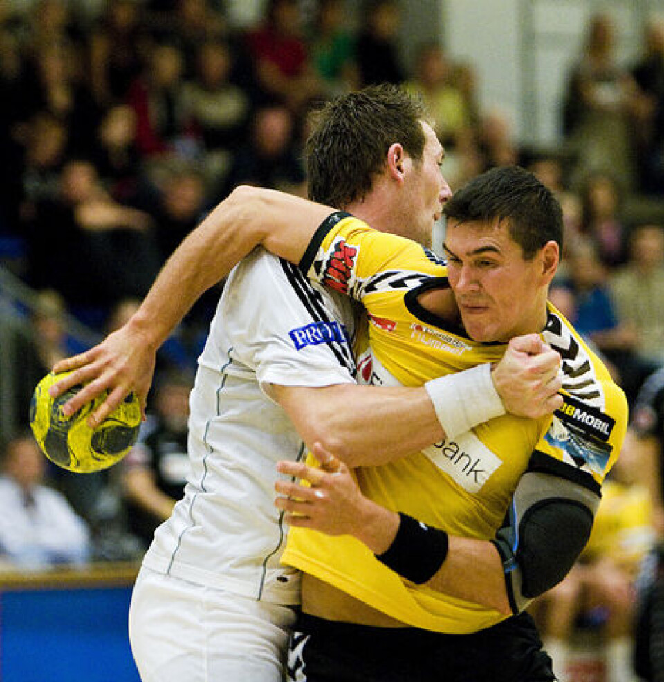 Jakob Larsen og hans holdkammerater fra GOG vandt over ASE Doukas fra Grækenland med 41-23.