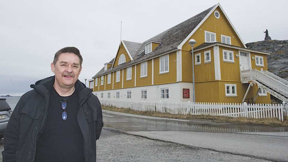 Bestyrelsesformanden for Nuuk TV, Orla Dalager, vil ikke ansætte en ny direktør. Foto: Leiff Josefsen