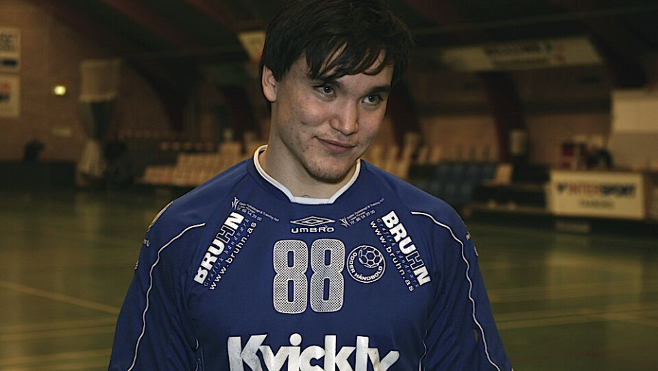 Aqqaluk Sørensen og Odder Håndbold nærmer sig oprykningsspillet. Foto: Knud Fl. Larsen