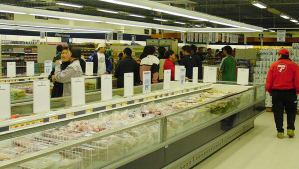 Priserne i Grønland fik et godt skub opad i 2008 - målt i forhold til resten af norden. Foto fra Pilersuisoq-butik. Foto: Sermitsiaq