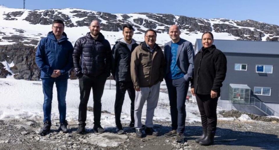 På billedet ses bestyrelsen i håndboldforbundet (Mamarut Amassen, Norsaq HC, mangler)