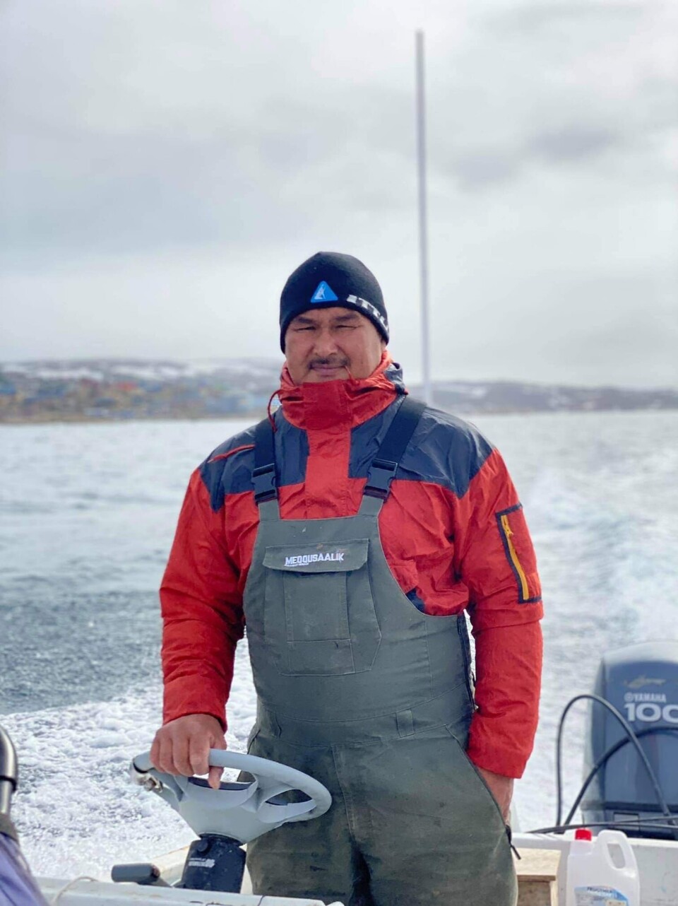Karl-Peter Eliassen fra Tasiusaq fik sit livs oplevelse i går da han for første gang deltog i sassat.