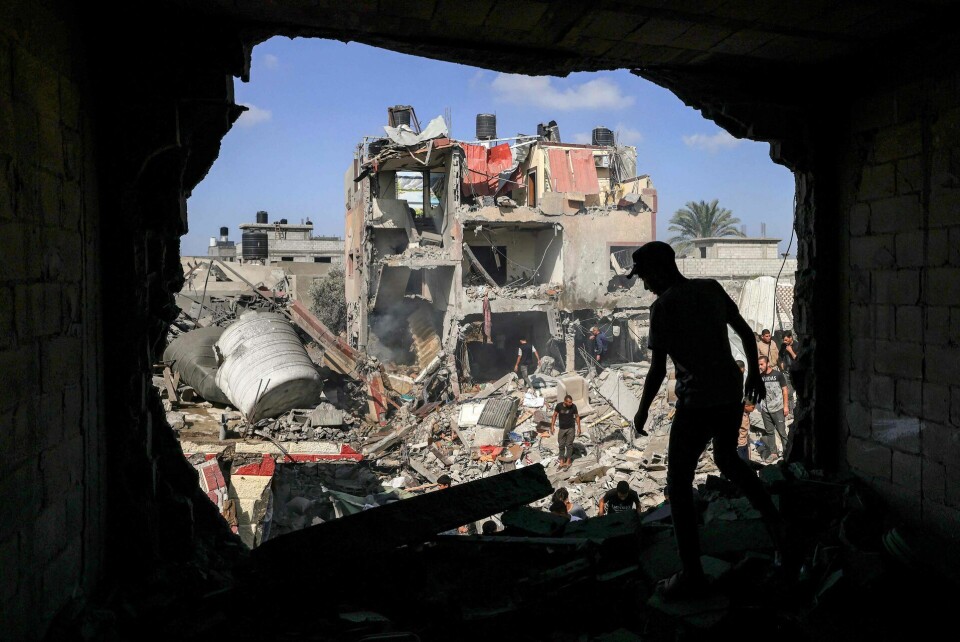 Onsdag har sundhedsministeriet i Gaza oplyst, at der siden 7. oktober, hvor Hamas angreb Israel, er dræbt 10.569 personer i den palæstinensiske enklave. 40 procent af dem er børn. (Arkivfoto)