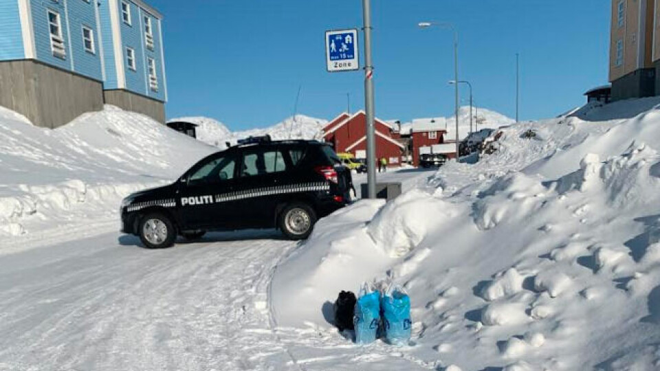 Politiet måtte afspærre veje under aktionen.