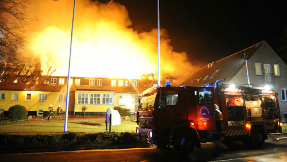 Flere elever har mistet alt, hvad de ejede. Foto: Polfoto