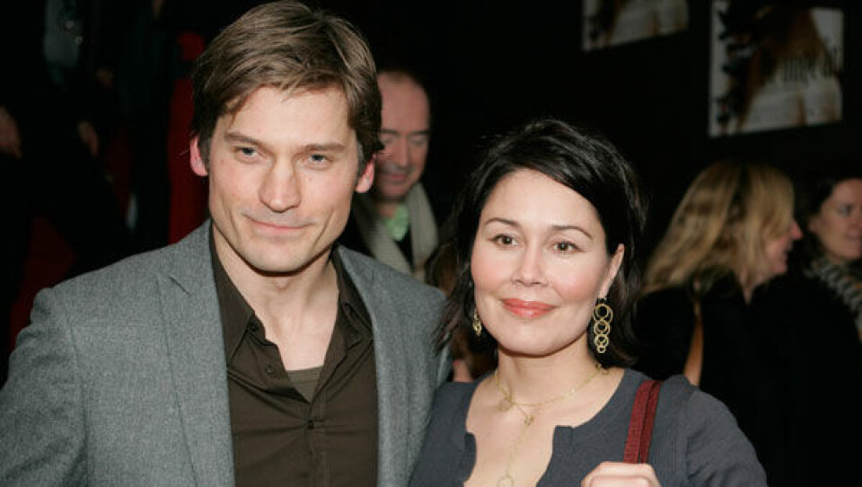 Nicolaj Coster-Waldau med fruen Nukaka Coster-Waldau, fotograferet i 2007. Foto: Polfoto