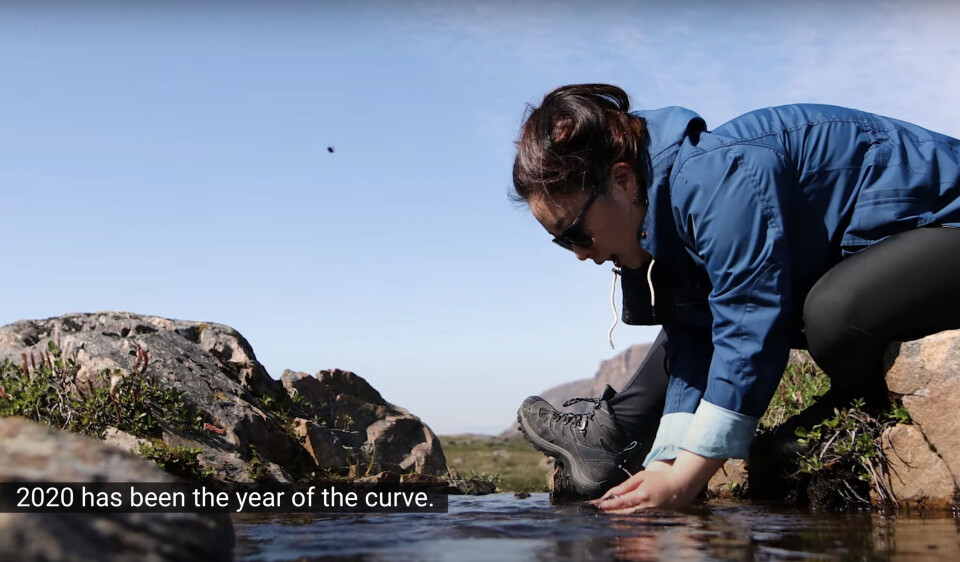 Foto fra videoen: “Future of Travel in Greenland'