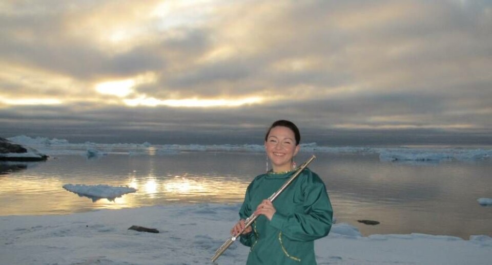 I sine kompositioner udforsker Arnannguaq Gerstrøm sine blandede rødder fra Europa og Inuit-kulturen