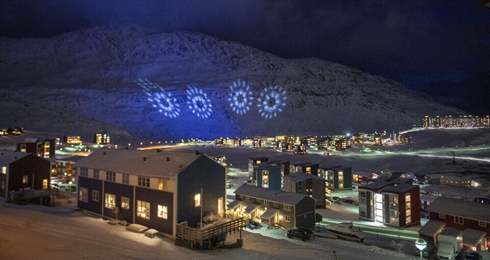 Se billeder: Lyskunst på Ukkusissaq