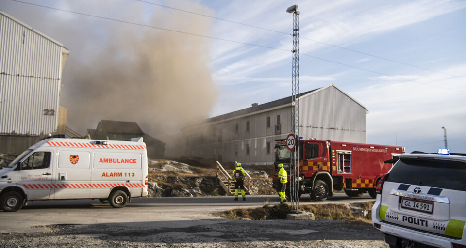 Brand i Blok 23 i Nuuk