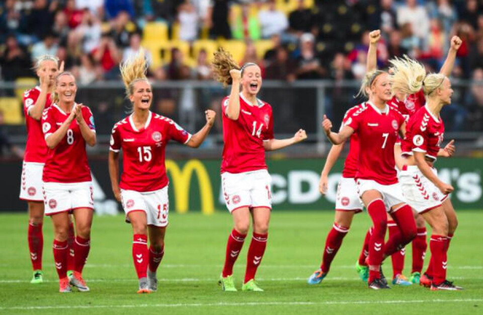 Dansk kvindelandshold i EM-finalen